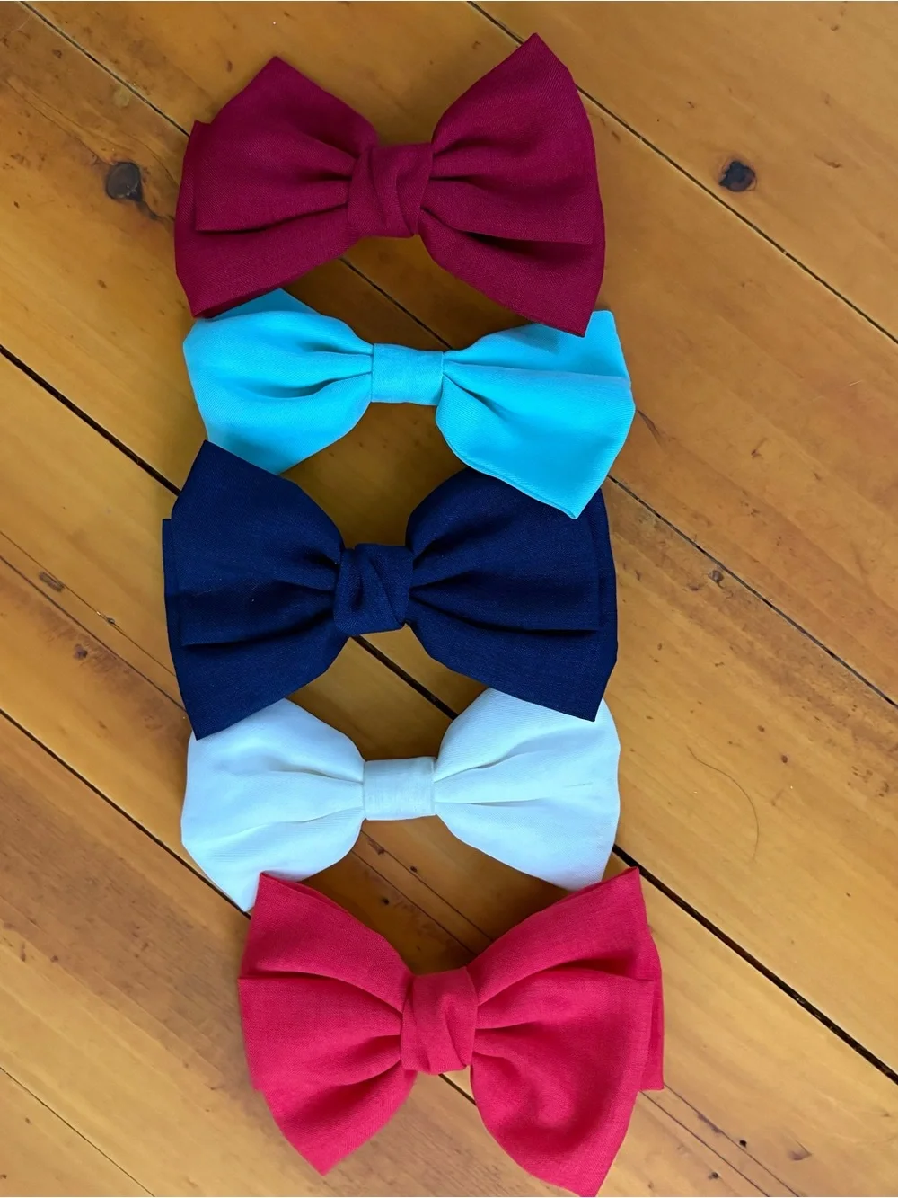 Bow barrettes